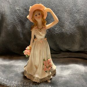 Floral Porcelain Doll.